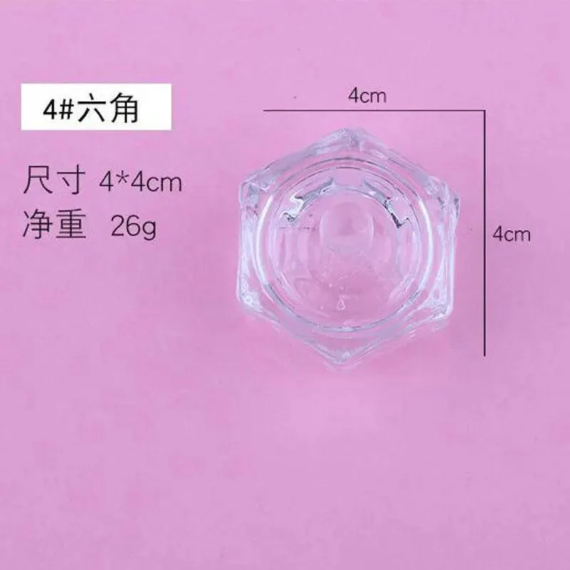 Crystal Glass Nail Cup Set: Stylish Nail Art Tool for Acrylic Powder