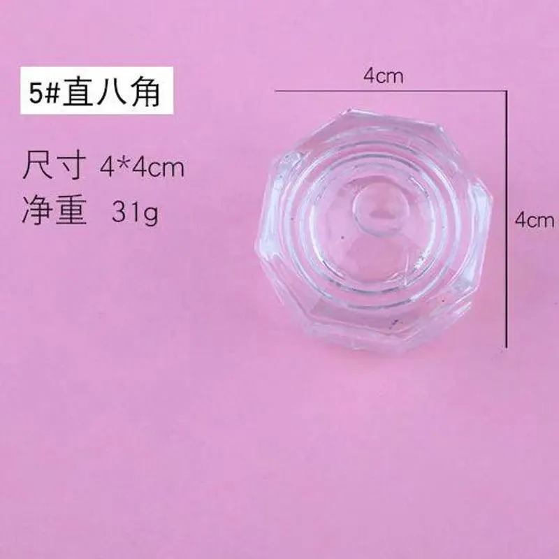 Crystal Glass Nail Cup Set: Stylish Nail Art Tool for Acrylic Powder