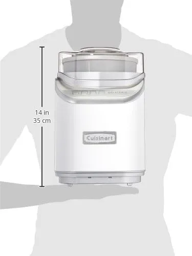 Cuisinart Electric Ice Cream Maker White - Certified Refurbished