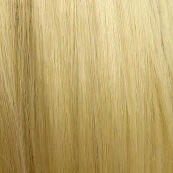 Curly blonde half wig hairpiece extension (3/4 wig), long: Meana