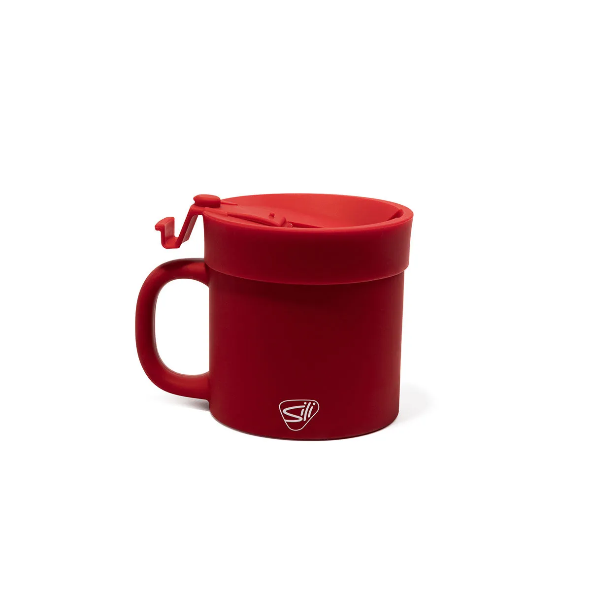 Customized Silipint Silicone 16 oz Coffee Mug With Flip Lid