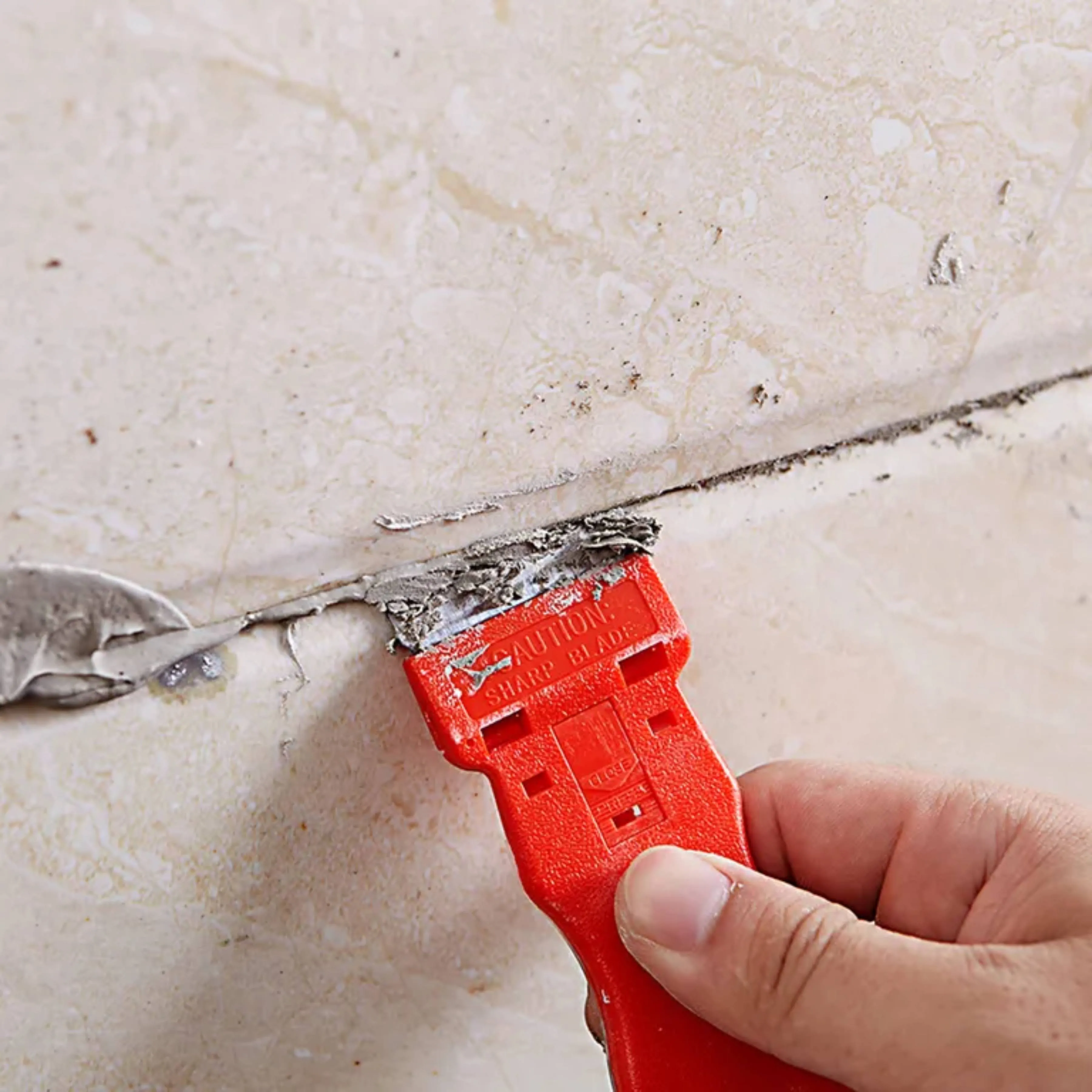 DEKTON Mini Scraper with 5 Plastic Blades