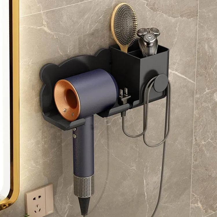 Dyson Hair Dryer Wall-Mount Storage Rack for Bathroom Organization