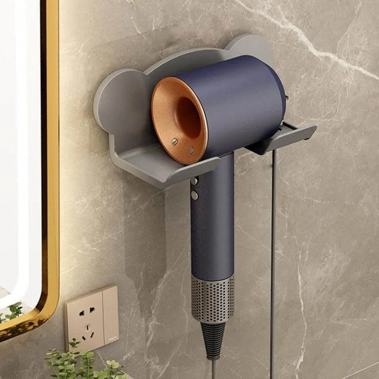 Dyson Hair Dryer Wall-Mount Storage Rack for Bathroom Organization