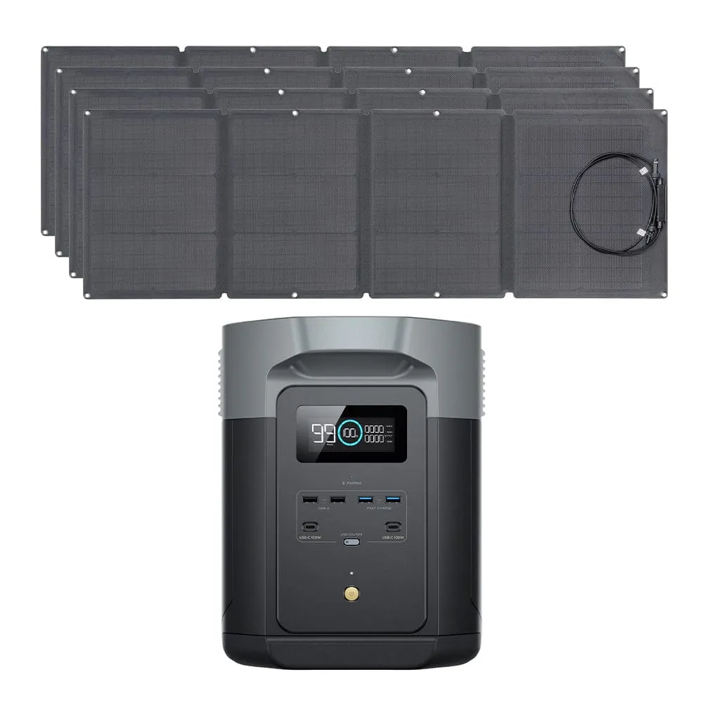 EcoFlow DELTA 2 Max   110W Portable Solar Panel - ZPPMR350-US 110W