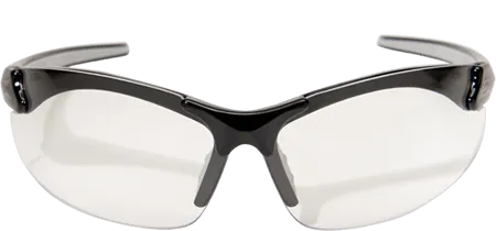 Edge Eyewear Zorge G2 DZ111-1.5-G2  Black Frame Clear 1.5 Progressive Magnification Lens Glasses