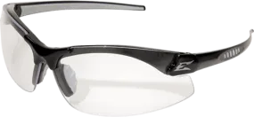 Edge Eyewear Zorge G2 DZ111-1.5-G2  Black Frame Clear 1.5 Progressive Magnification Lens Glasses