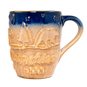 EMBOSSED MOLDED GLAZED MUG