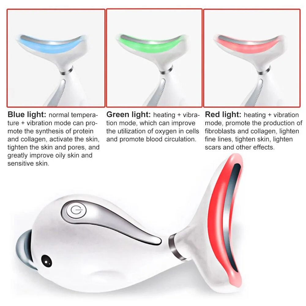 Facial Neck Massager Skin Lifter and Wrinkle Remover- USB Charging