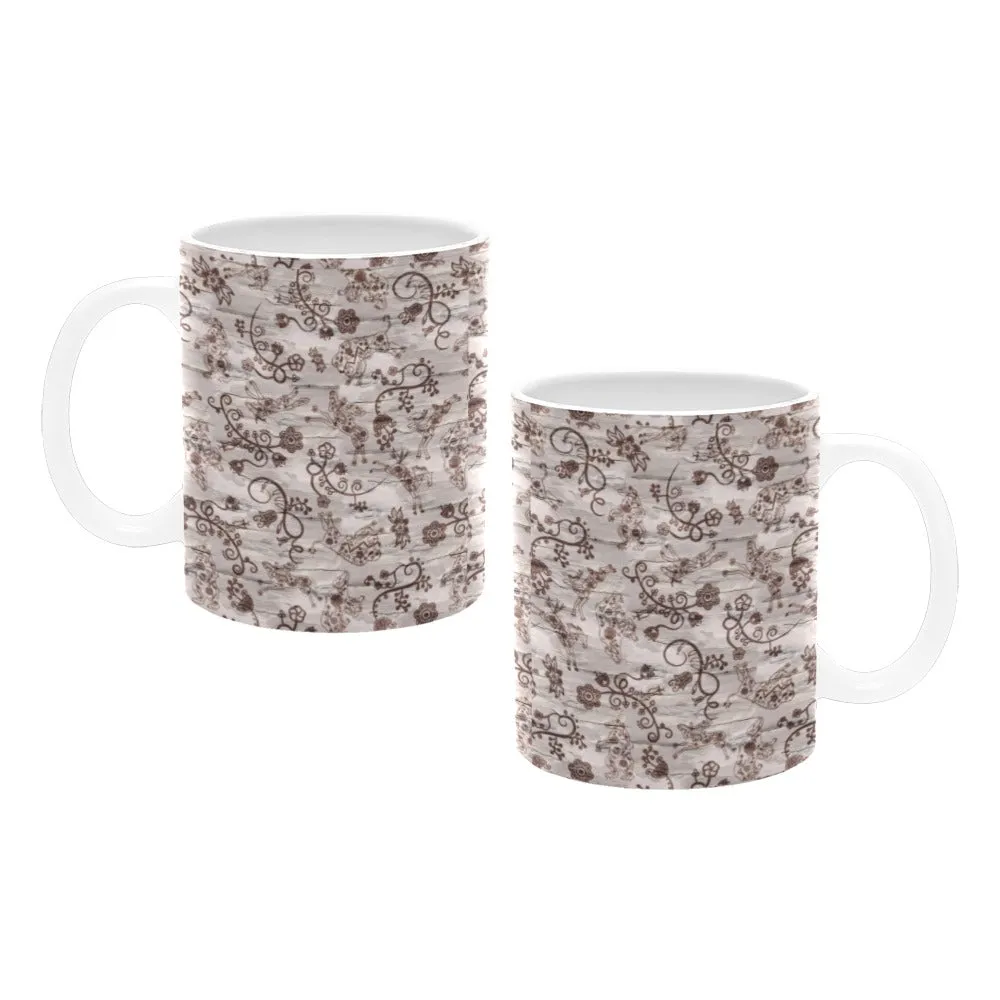 Forest Medley White Mug(11OZ)