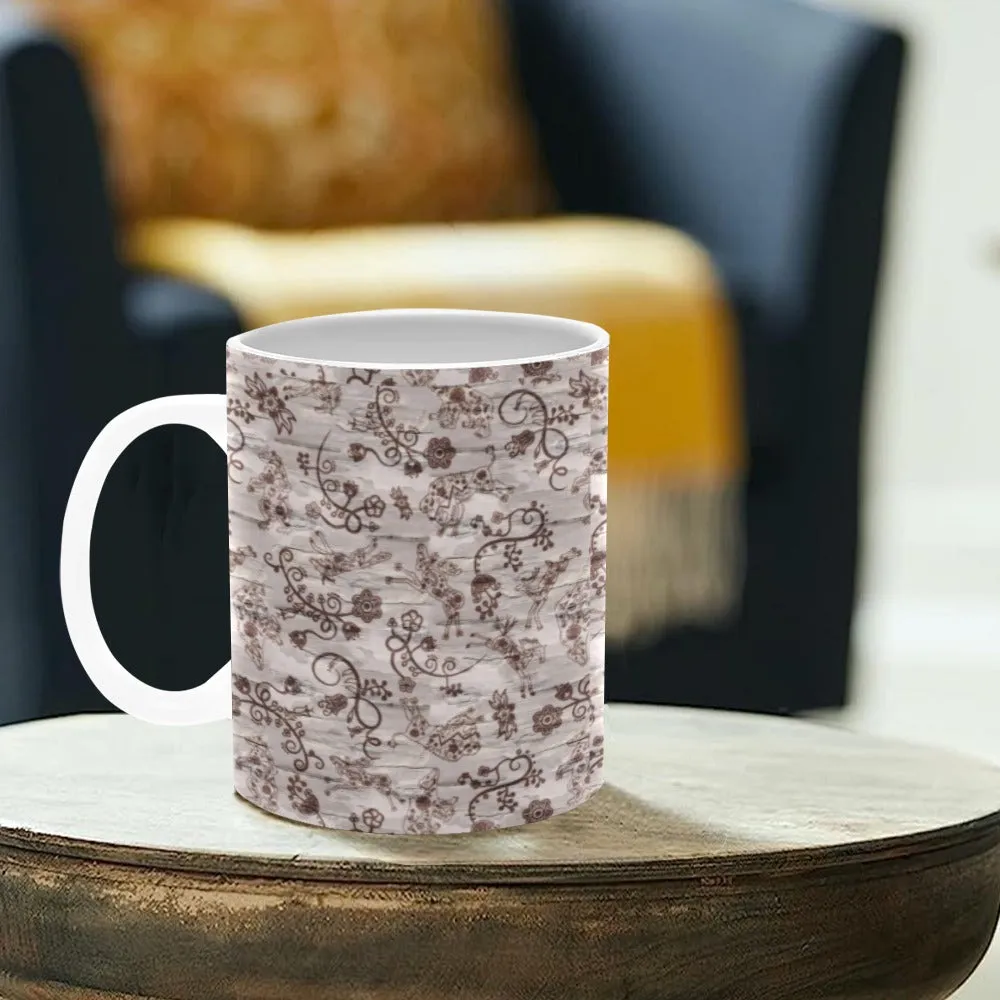 Forest Medley White Mug(11OZ)