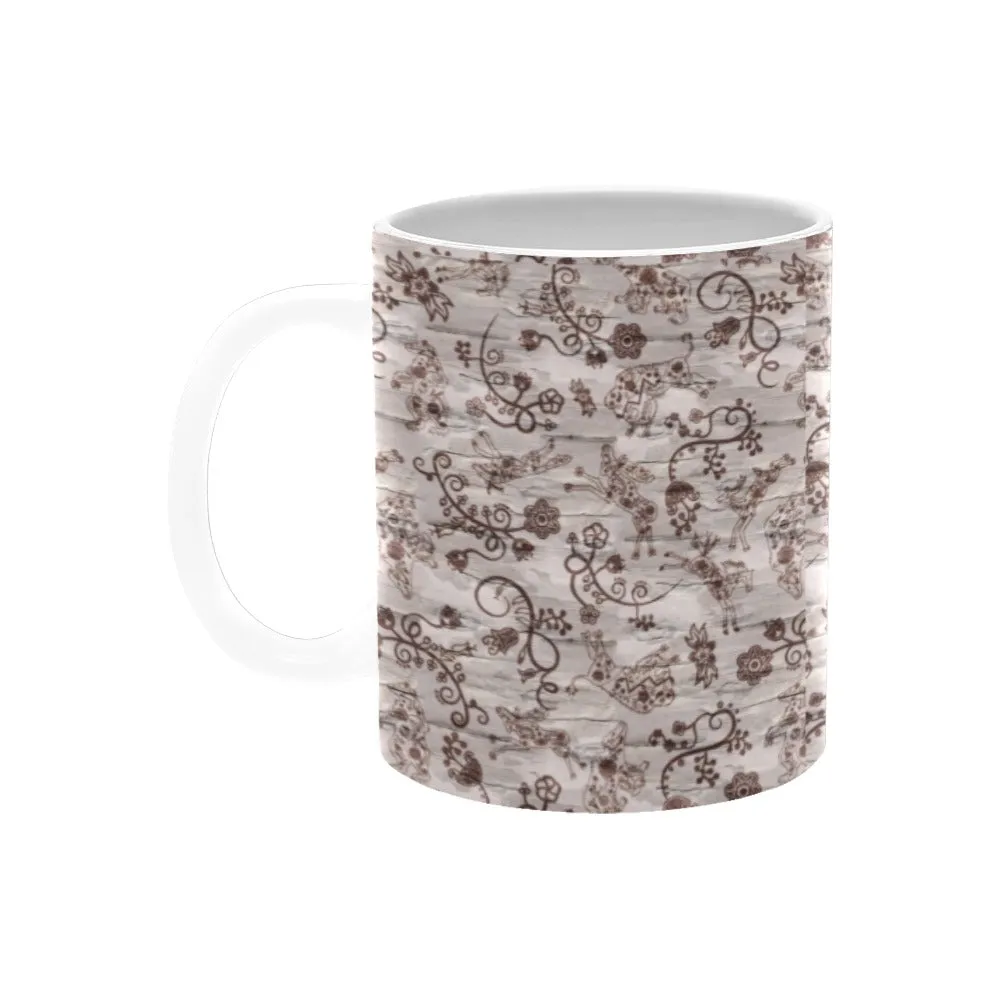 Forest Medley White Mug(11OZ)