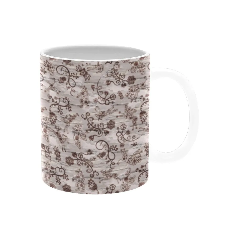 Forest Medley White Mug(11OZ)