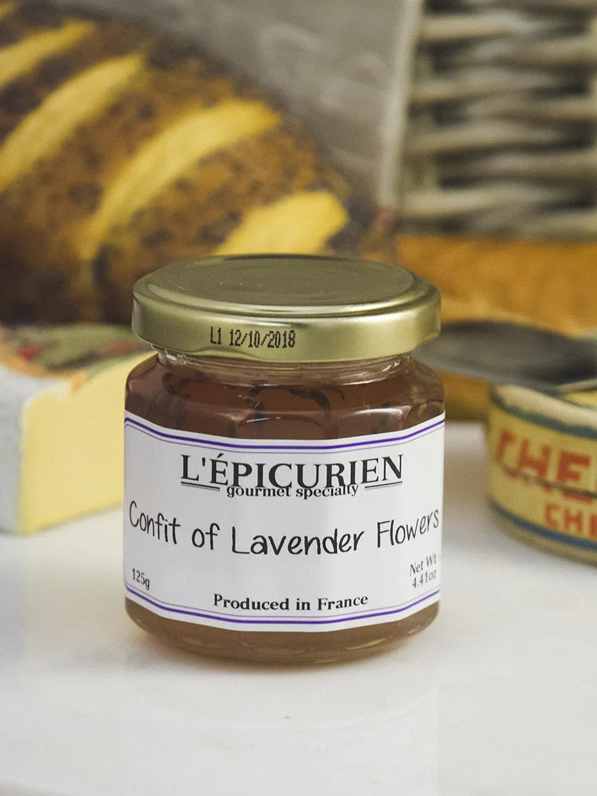 French Confit of Lavender Flowers