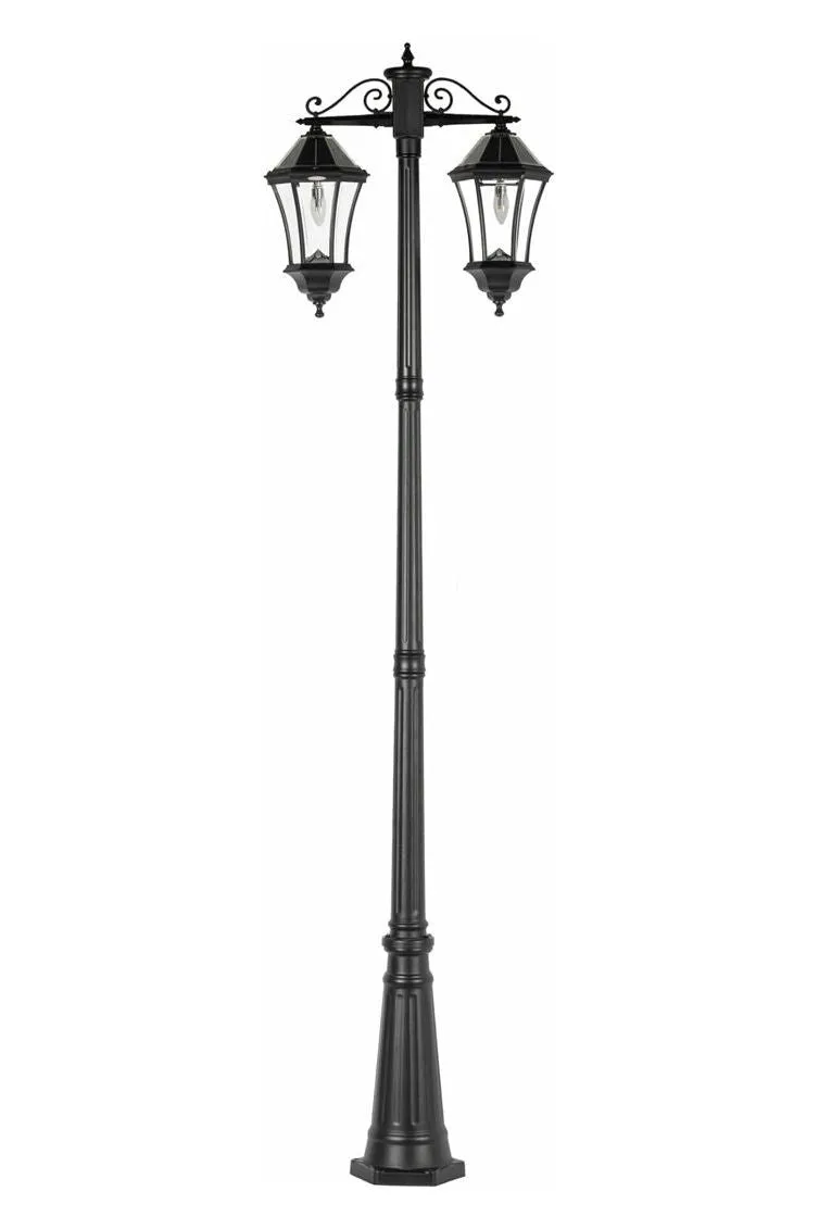 Gama Sonic Victorian Morph Solar Lamp Post with Double Downward Lights