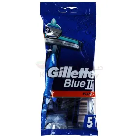 Gillette Blue Ii Plus Disp. Rzr Bag 5S Device 5 PC