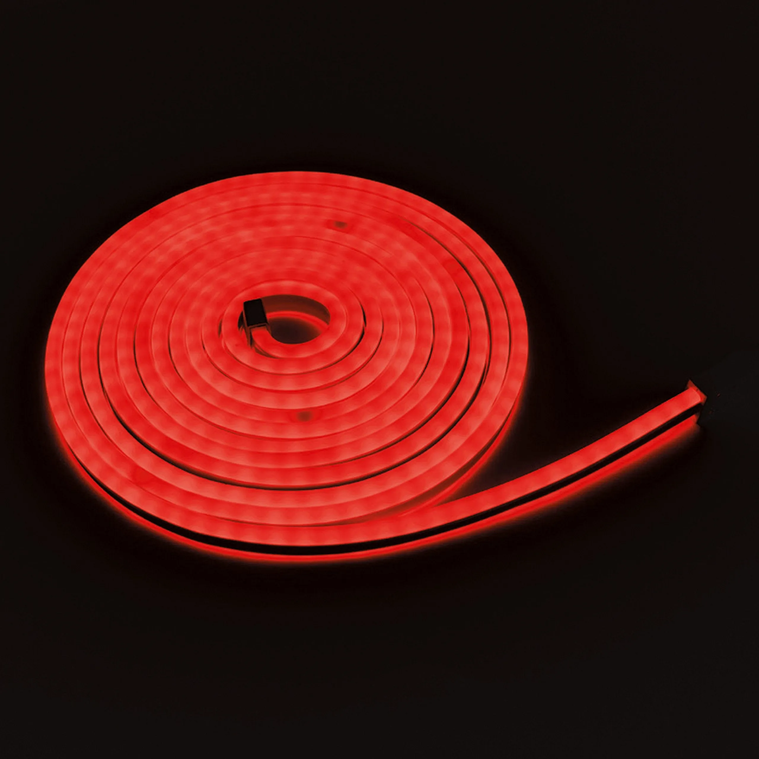 Global Gizmos 47510 5 Metre LED Strip Lights / Flexible Rope Lights / Neon Style Glow / Great for Bedrooms & TV Backlight / Indoors or Outdoors / Red Colour