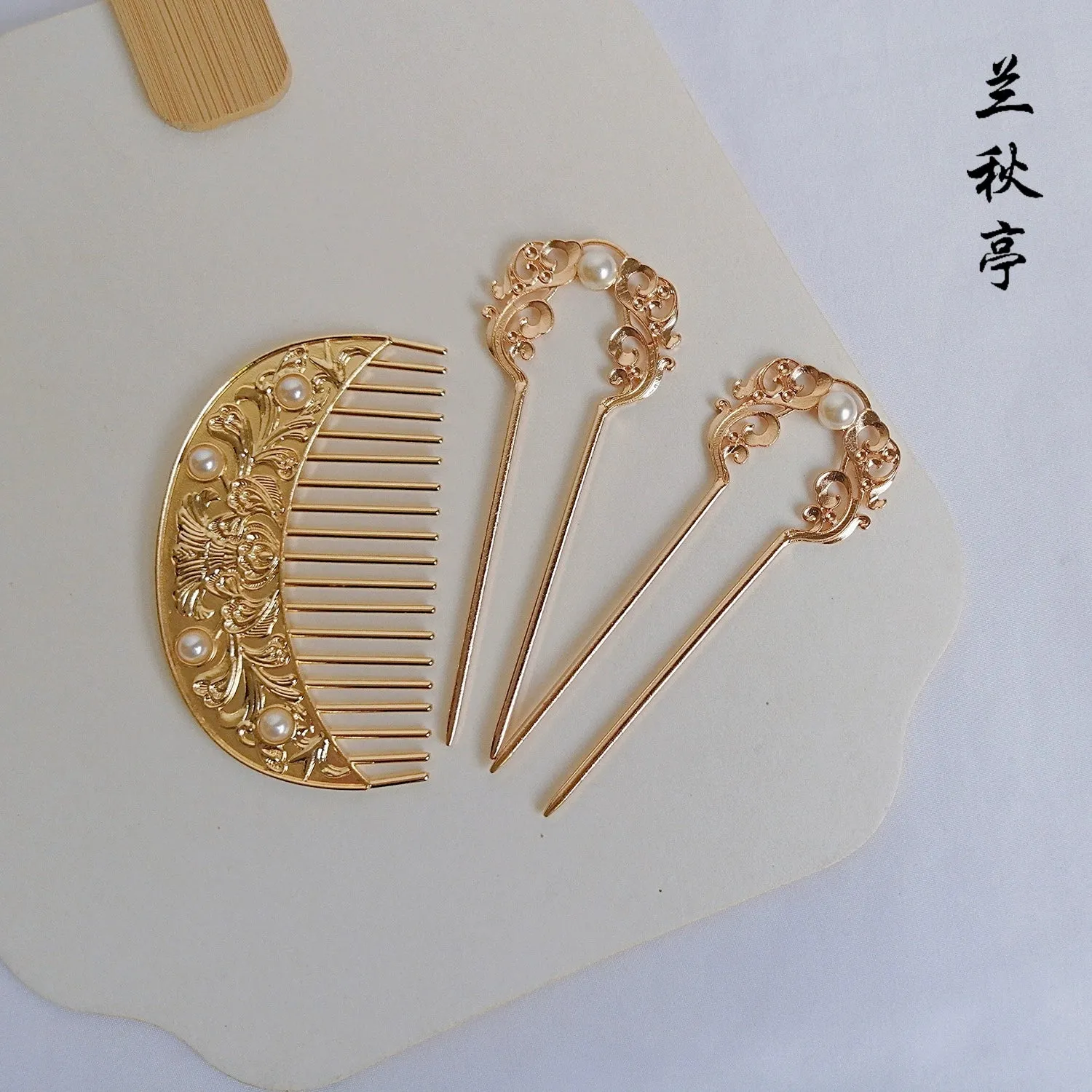 Gong Ting 宫廷 Tang Dynasty Palace Various Hairpins & Combs Set