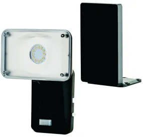 Heath Zenith HZ-1931-BK Motion Activated Security Light, 120 V, LED Lamp, 430 Lumens, 5000 K Color Temp :EA: QUANTITY: 1