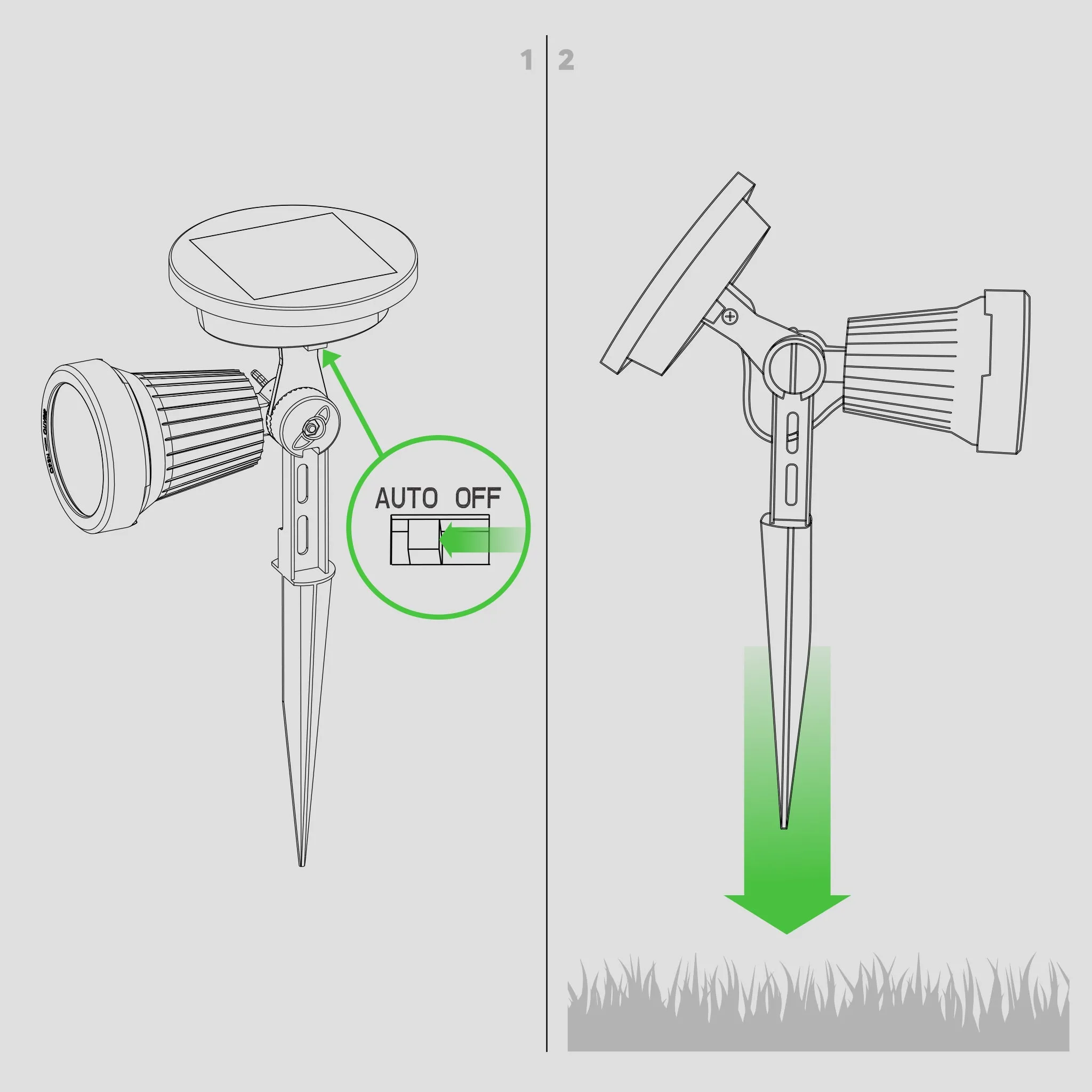 High Performance Solar Spotlight