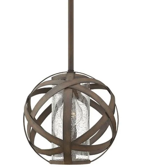 Hinkley 29707 Carson 1-lt 10" LED Outdoor Pendant