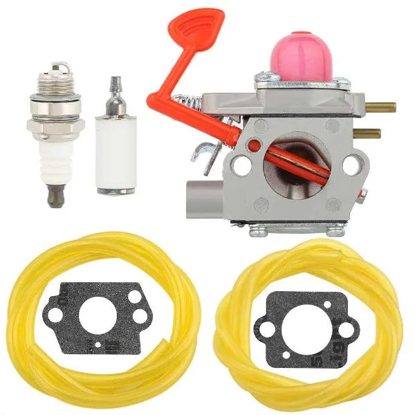 Hipa WT-875A Carburetor Kit for Poulan Pro BVM200VS BVM200C Craftsman 358794650 35879460025CC 200 Mph 430 / 450 Cfm Leaf Blower Replace 545081855