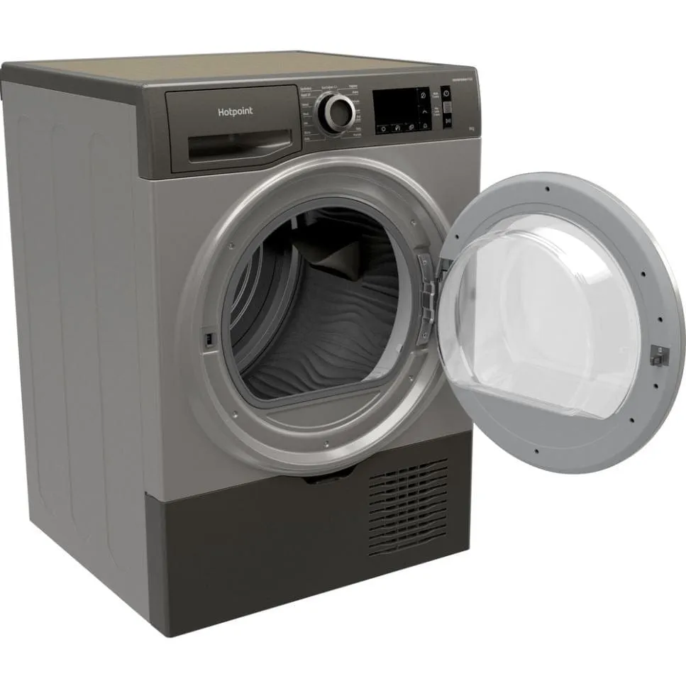 Hotpoint H3D91GSUK Freestanding Condenser Tumble Dryer 9kg Graphite