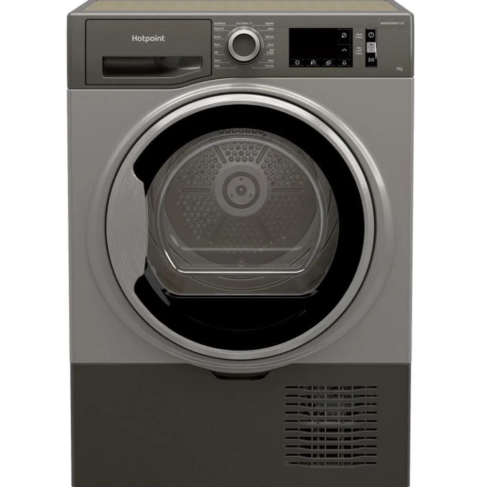 Hotpoint H3D91GSUK Freestanding Condenser Tumble Dryer 9kg Graphite