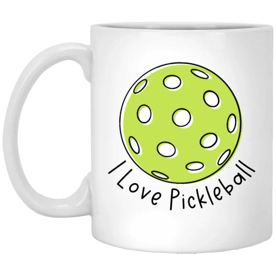 I Love Pickleball Mug Pickleball Coffee Cup