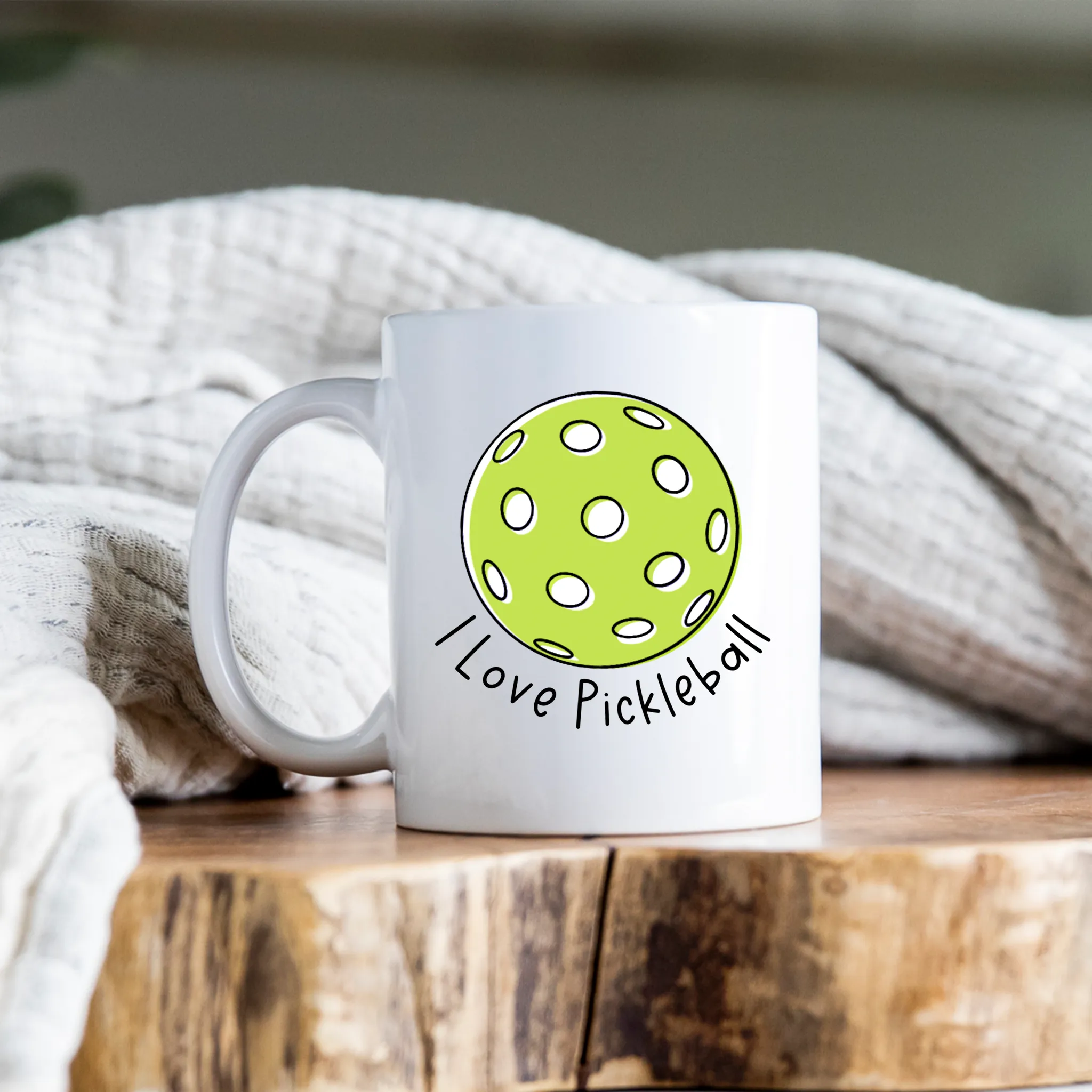 I Love Pickleball Mug Pickleball Coffee Cup