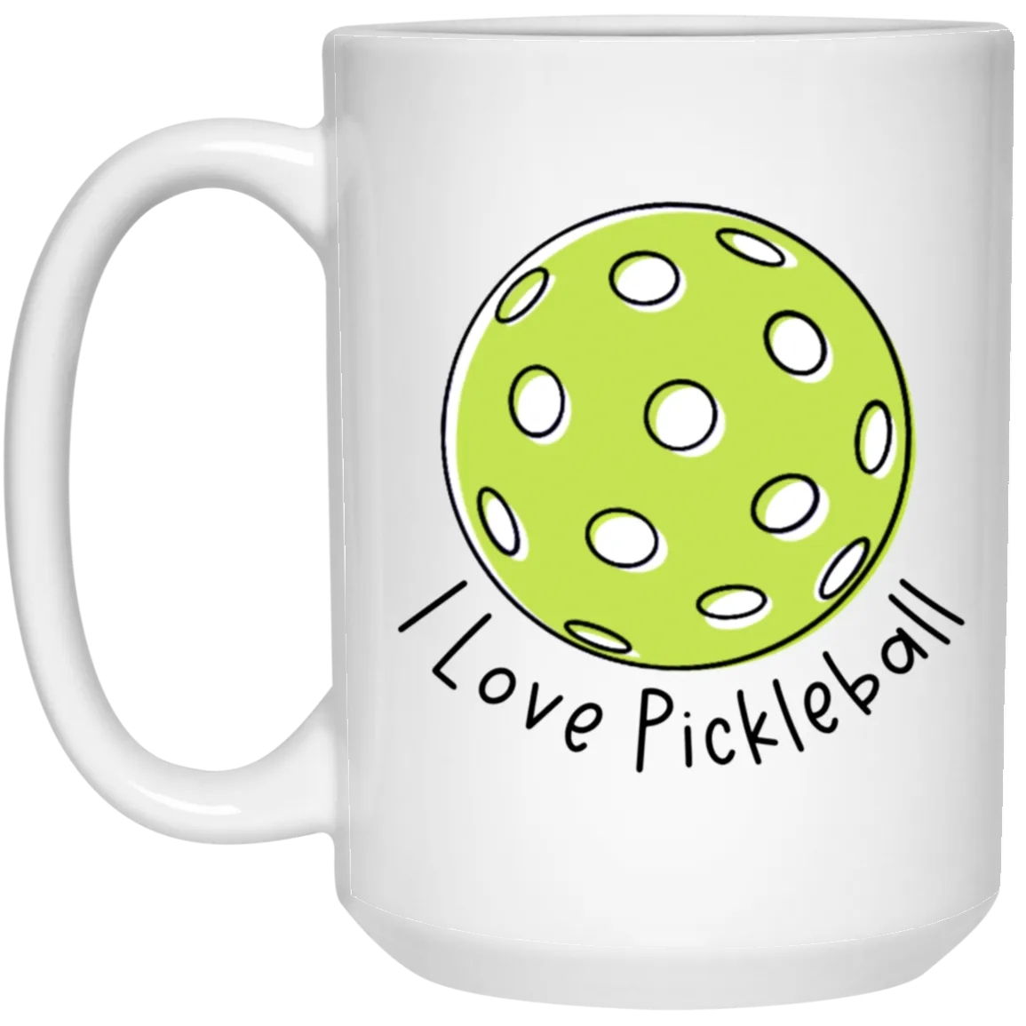 I Love Pickleball Mug Pickleball Coffee Cup