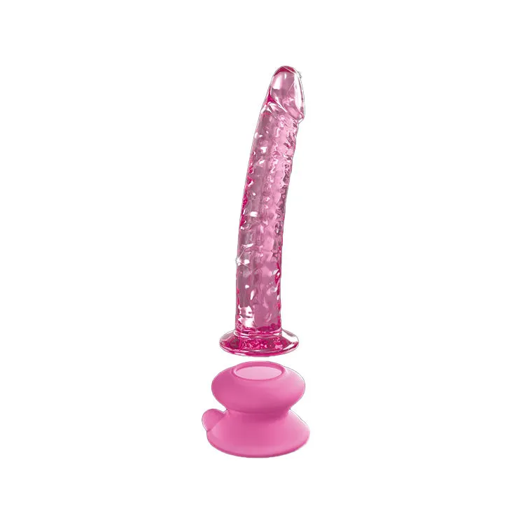 Icicles No. 86 Glass Dildo with Base