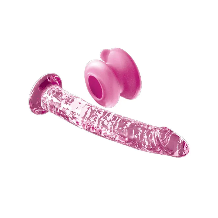 Icicles No. 86 Glass Dildo with Base