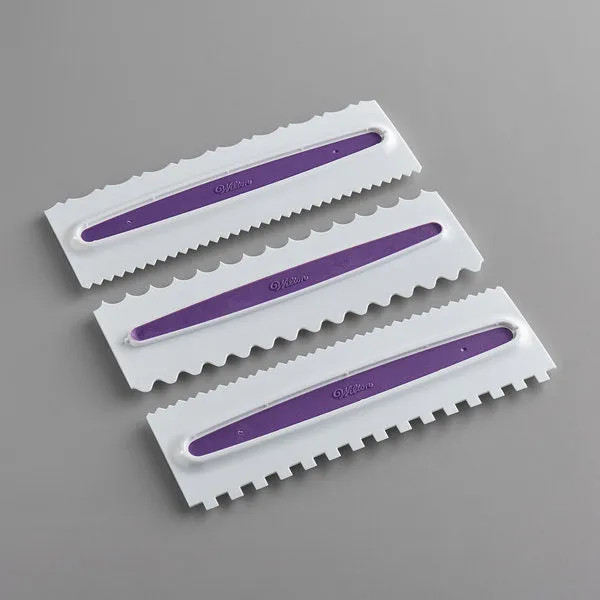 Icing Smoother Comb 3- Piece