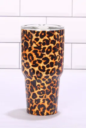 Insulated leopard Cup