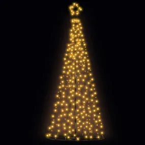 Jollys Solar Christmas Tree 3.6M LED Xmas Tree 8 Light Modes Warm White