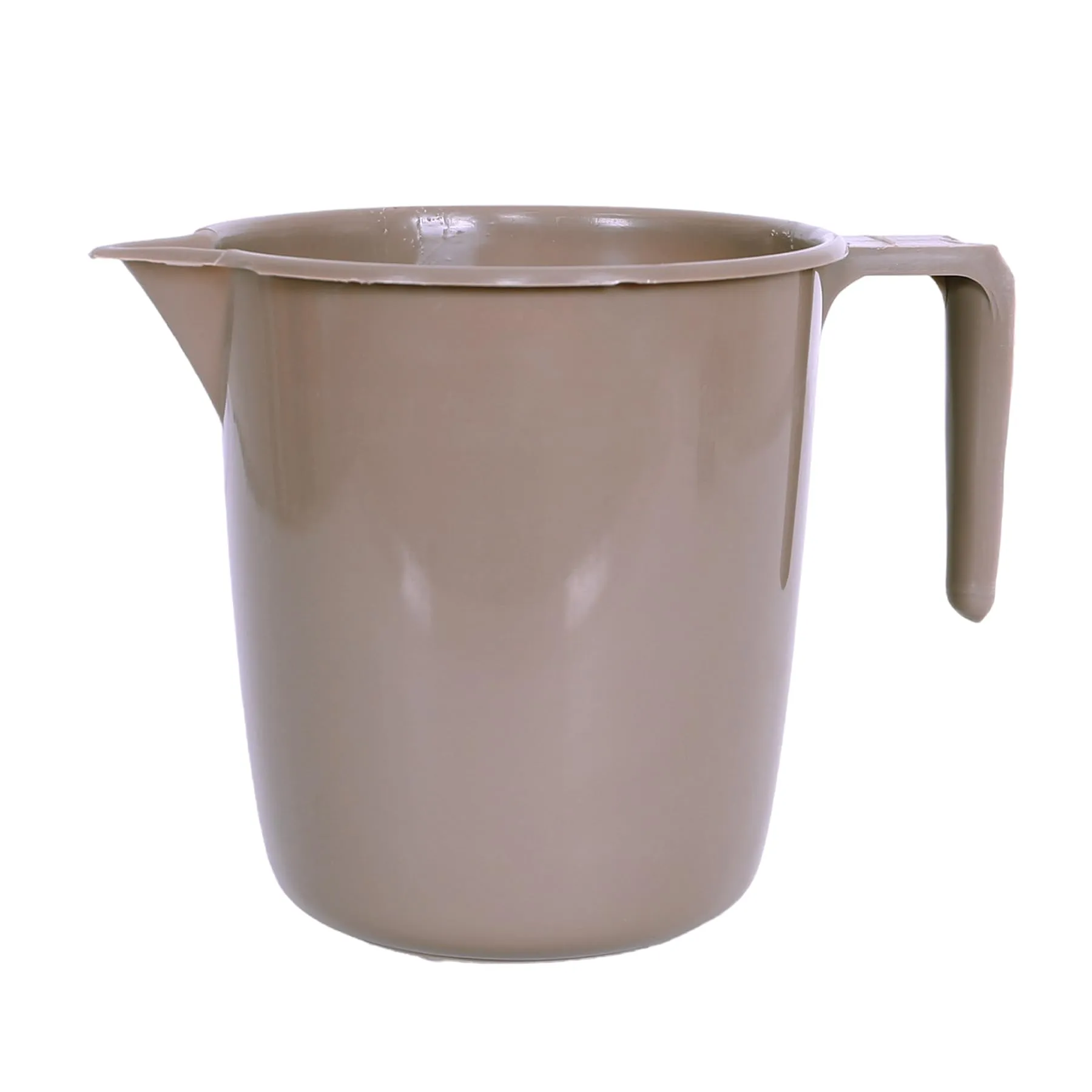 Kuber Industries Bathroom Mug | Plastic Bath Mug for Bathroom | Bath Mug | Mug for Bathroom | Mug for Toilet | Washroom Jug | 111 Bath Mug | 1 LTR | Pack of 6 | Brown