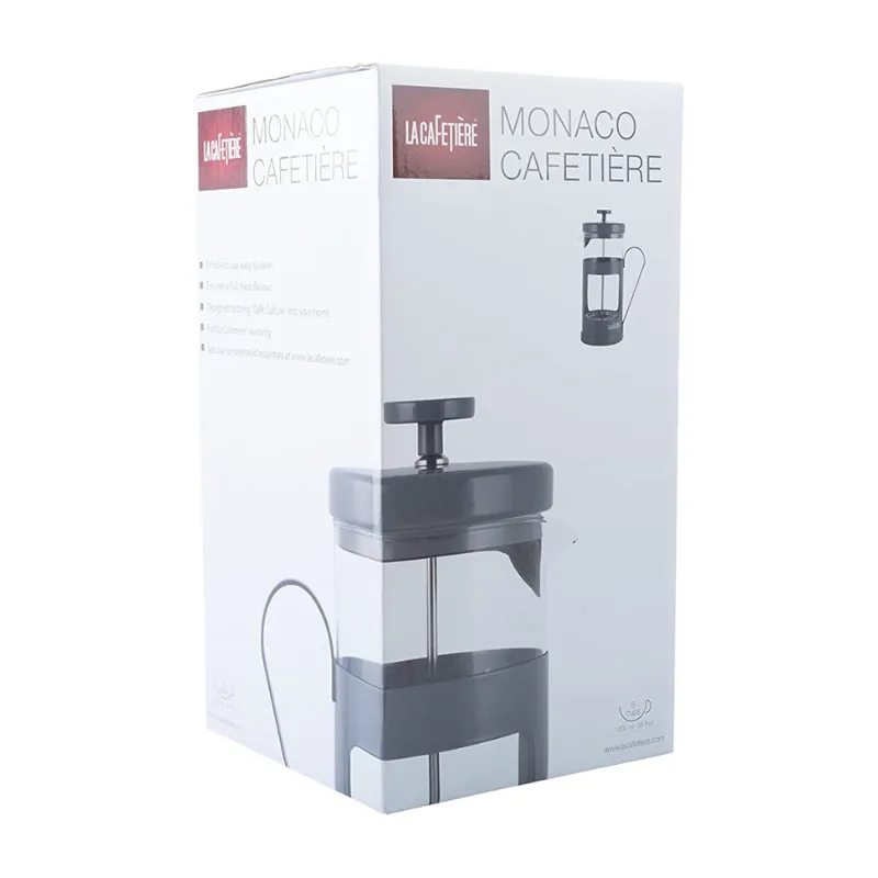 La Cafetiere  Monaco Cafetiere 8 Cup Grey