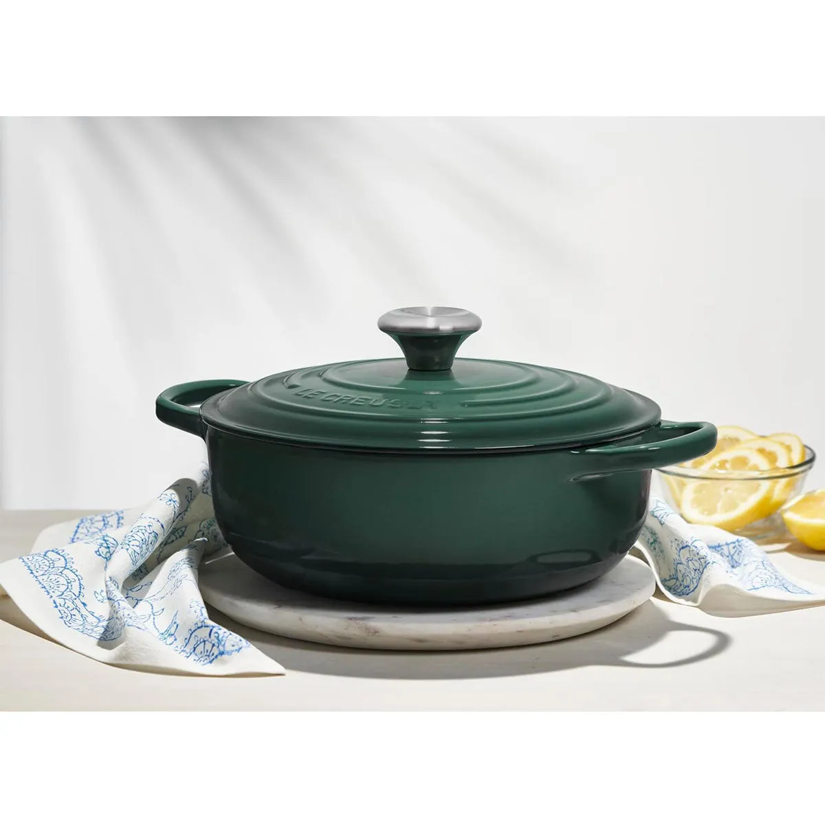 Le Creuset 3.5 qt. Signature Sauteuse - Sea Salt