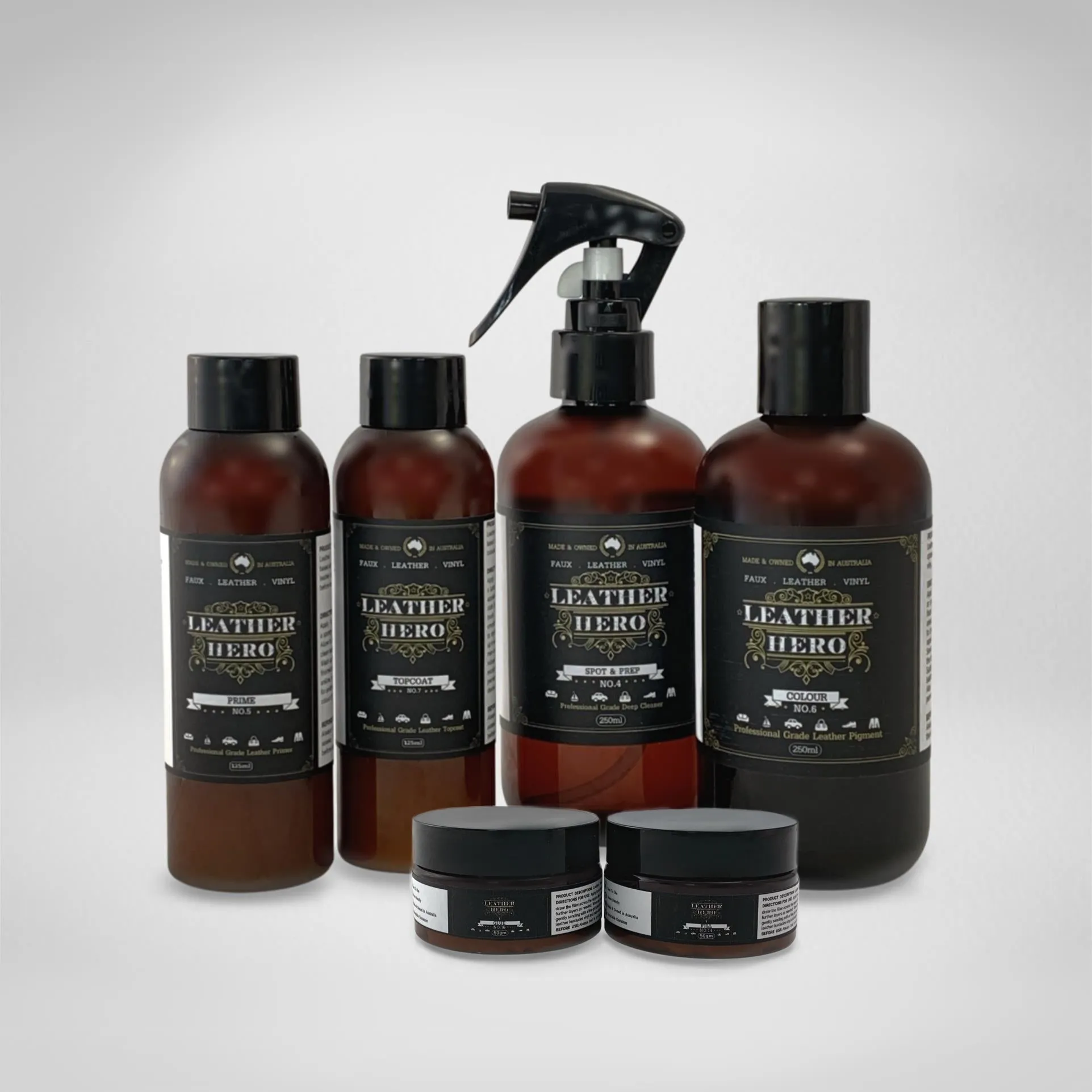 Leather Repair & Recolour Kit - Midnight