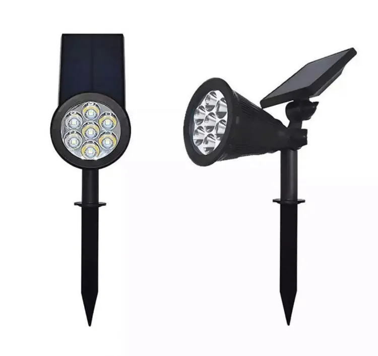 Led Solar inground spike lights with complete accessories