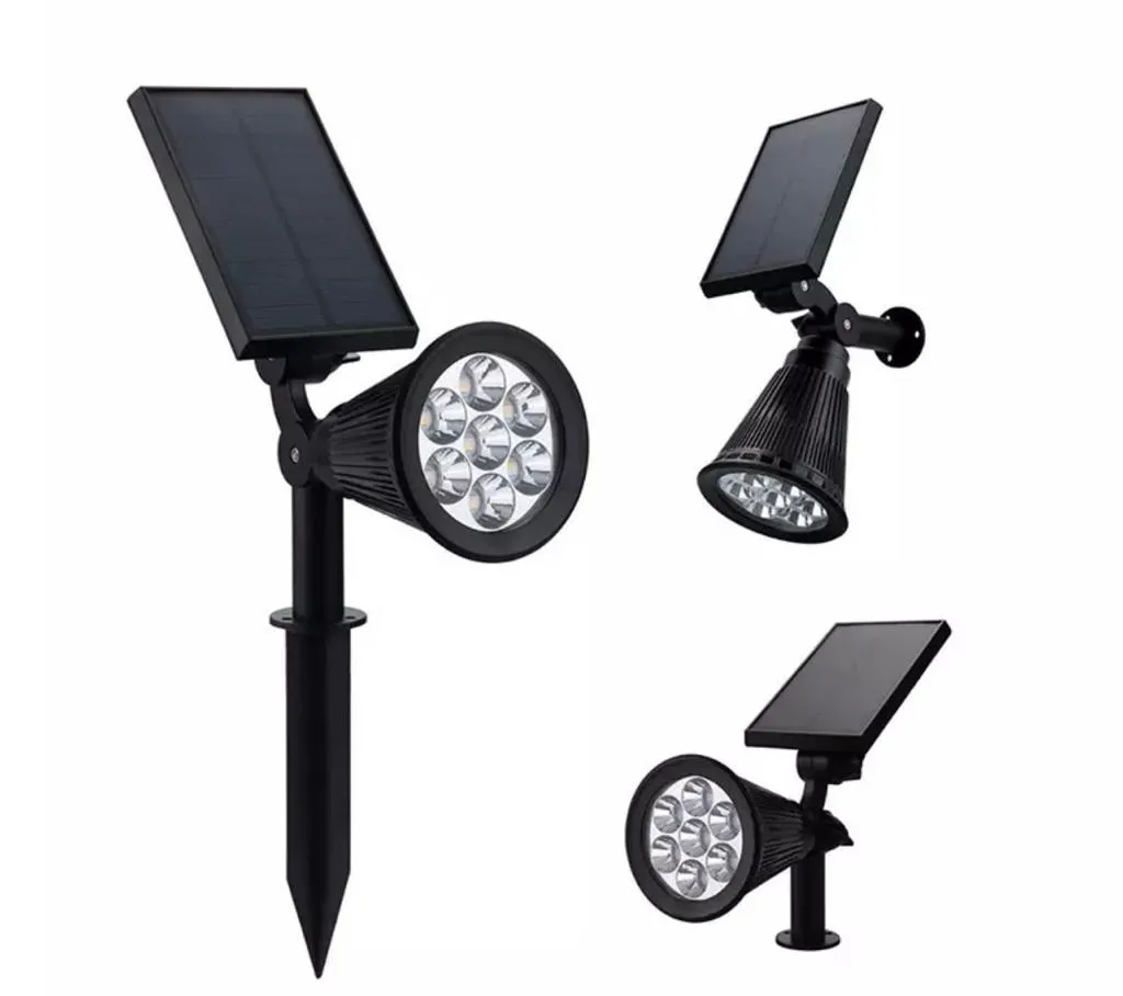 Led Solar inground spike lights with complete accessories