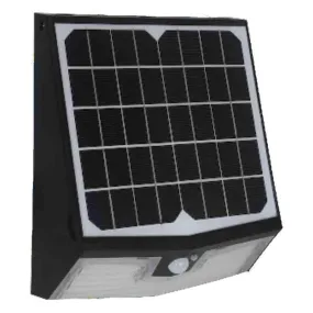 LED Solar Wall Pack Light, 7 Watts, 700 Lumens, 4000K, Off-Grid