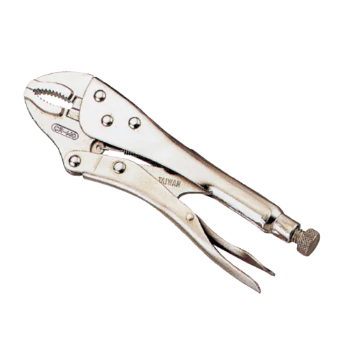 LICOTA MADE IN TAIWAN 7" CURVED JAW LOCKING PLIERS WITH WIRE CUTTER CR-V