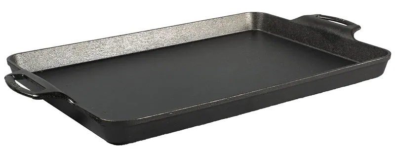 Lodge BW15BP Baking Pan, 19.06 in OAL, Iron, Black :EA: QUANTITY: 1