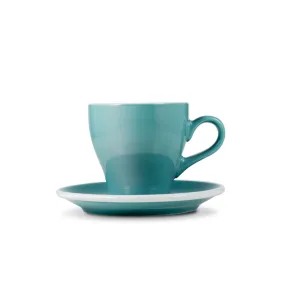 Loveramics Tulip Style Cappuccino Cup & Saucer - Teal (6oz/180ml)