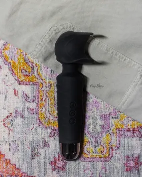 Man Wand Vibrating Silicone Penis Masturbator