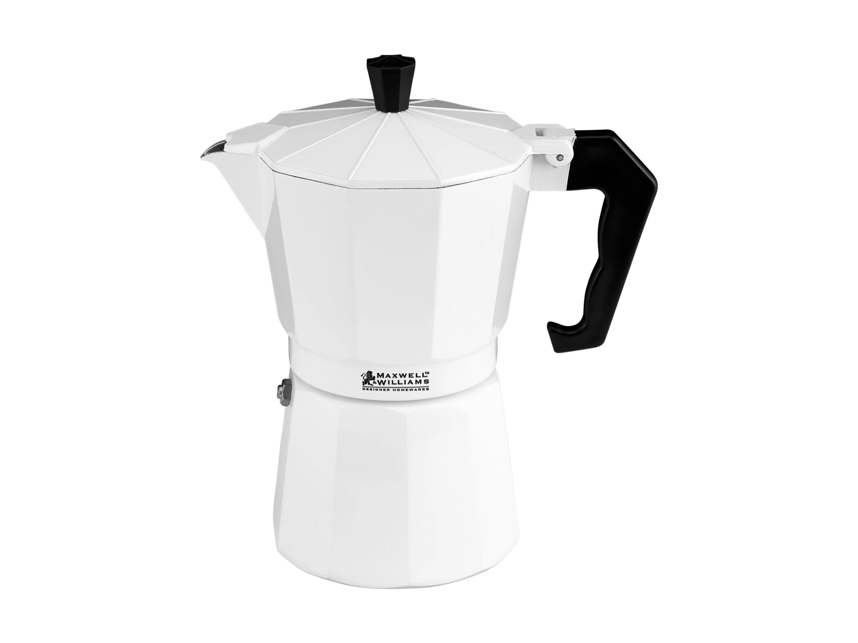 Maxwell & Williams Blend Traditional Stovetop Espresso Maker 9cup - White