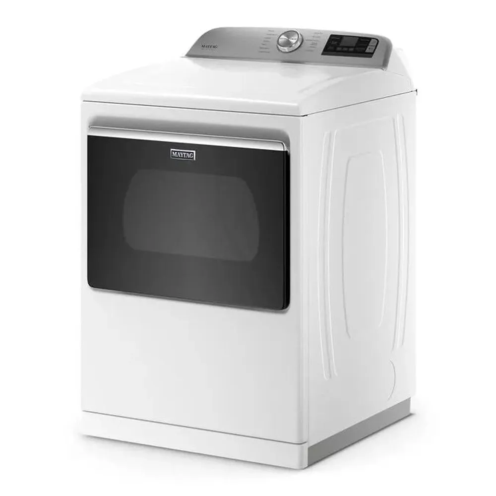 Maytag 7.4-cu ft Steam Cycle Smart Electric Dryer (White) MED7230HW