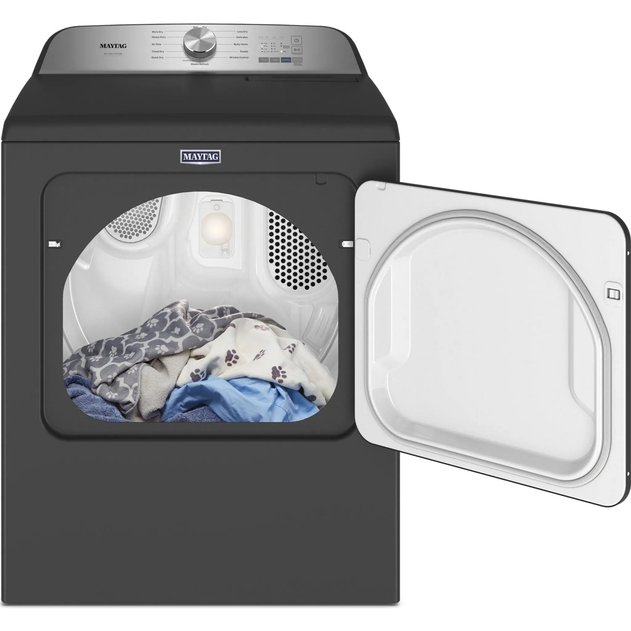 Maytag Pet Pro Top Load Electric Dryer - 7.0 cu. ft. (YMED6500MBK)